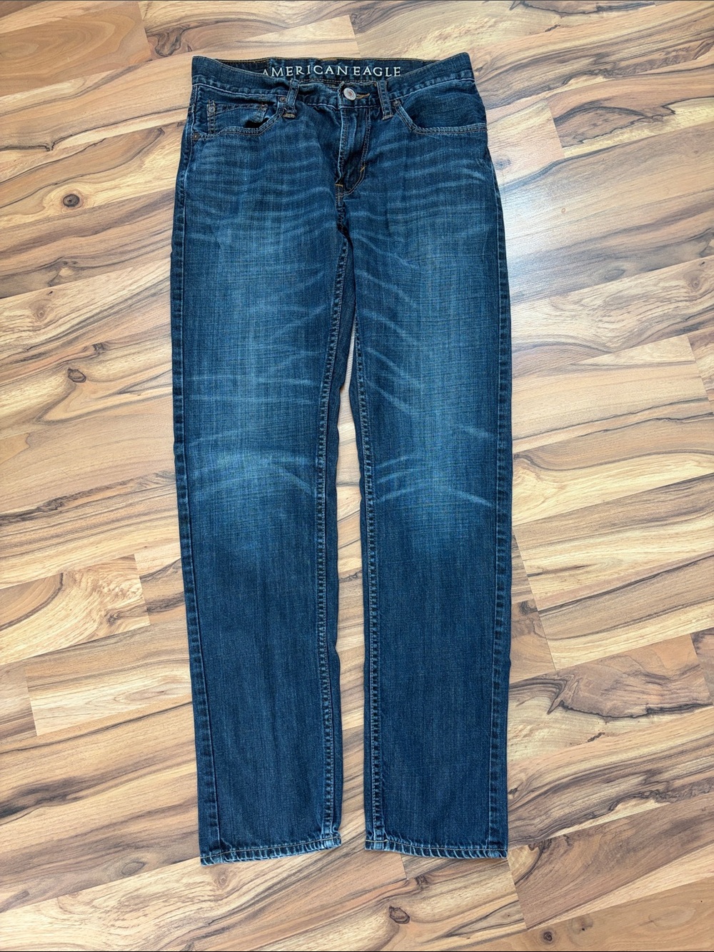 American Eagle Outfitters Men’s Indigo Slim Straight Jeans